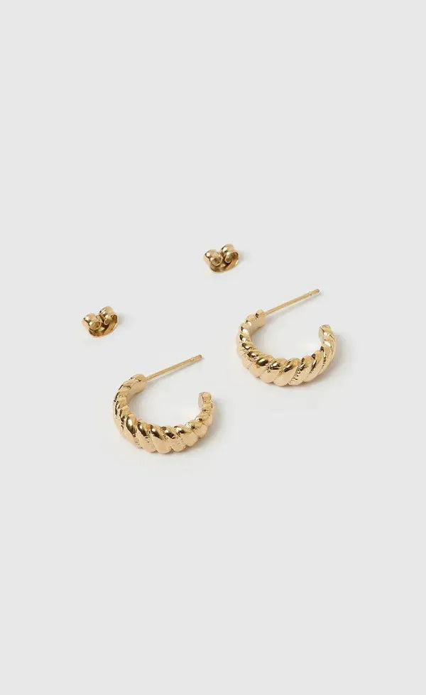 Lulu Gold Hoop Earring