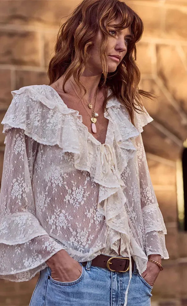 Labyrinth Lace Blouse