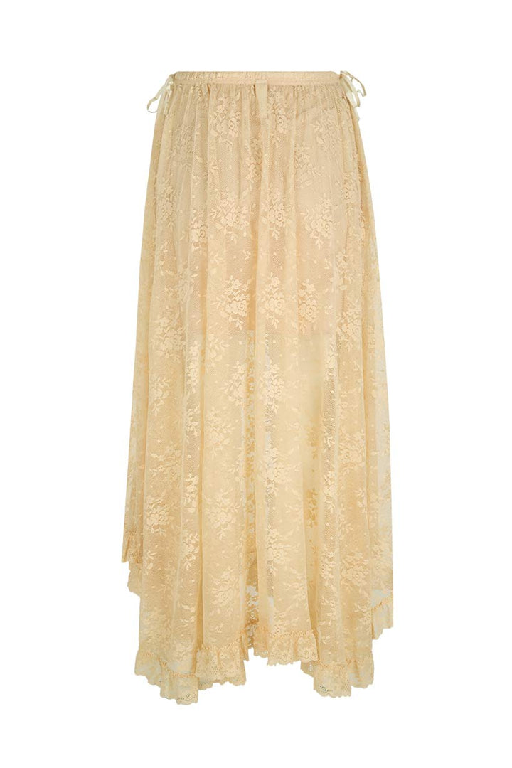 Labyinth Lace Maxi - Peach Bliss