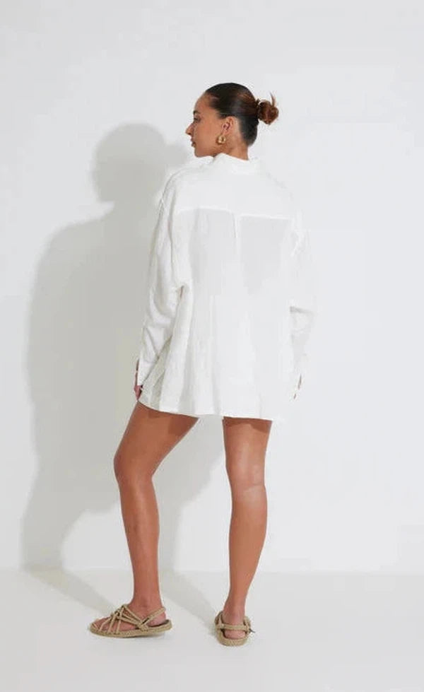 Manta Long Sleeve Shirt - Off White