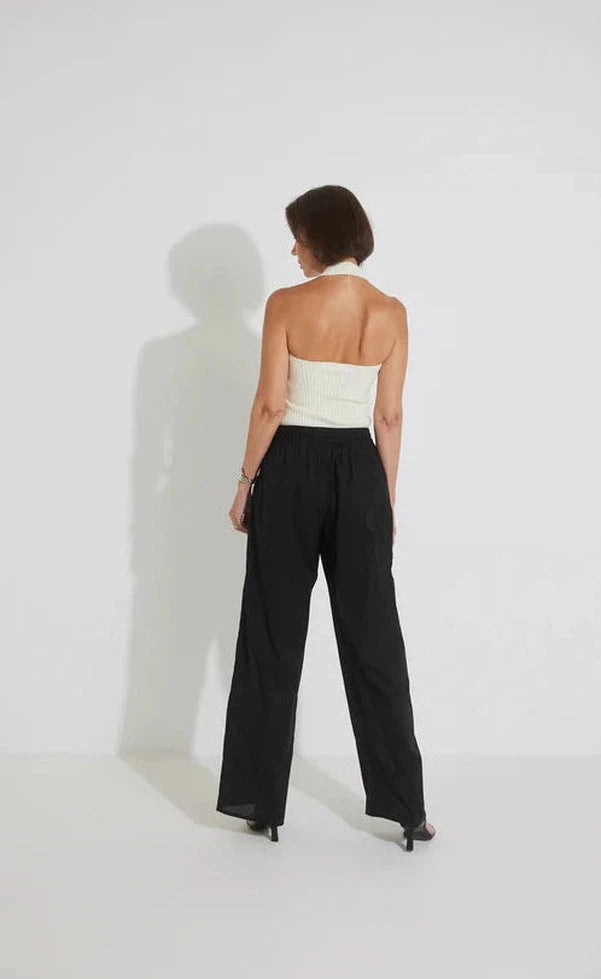 Solstice Relaxed Leg Pant - Black