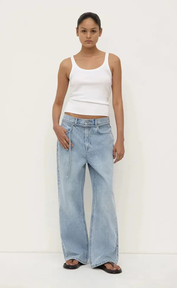 Loose Fit Jean - Mid Stone Wash