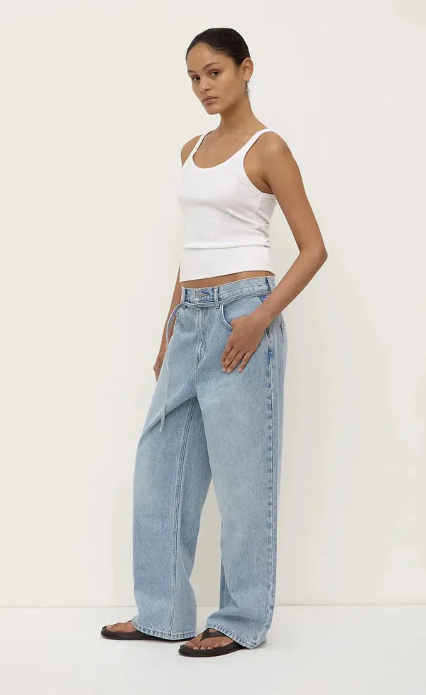 Loose Fit Jean - Mid Stone Wash