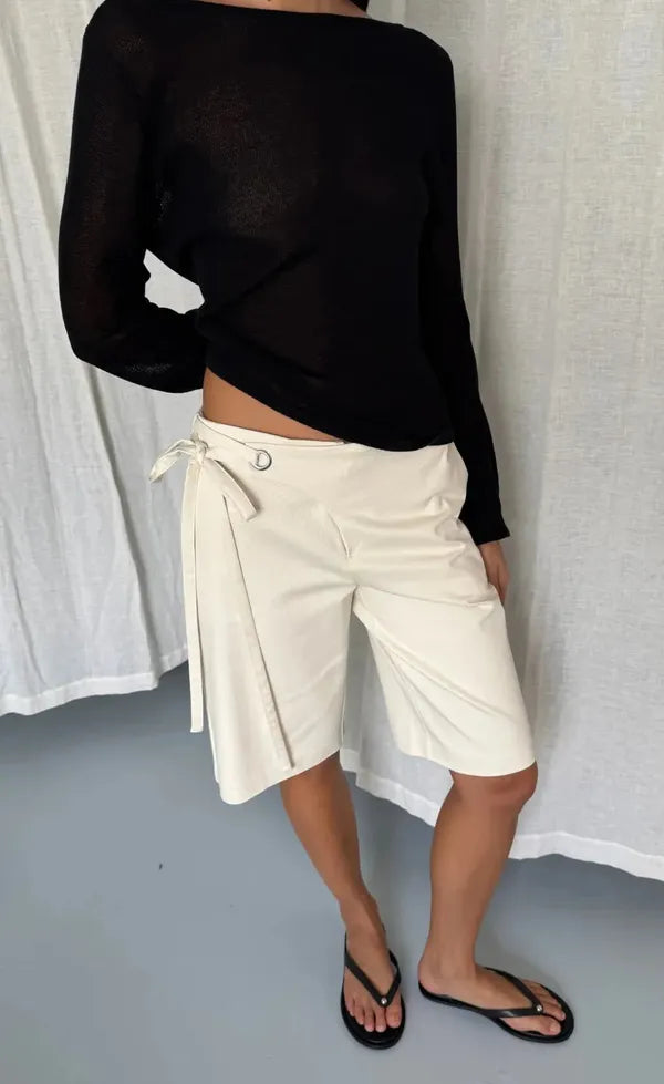 Lucia Tie Bermuda Short