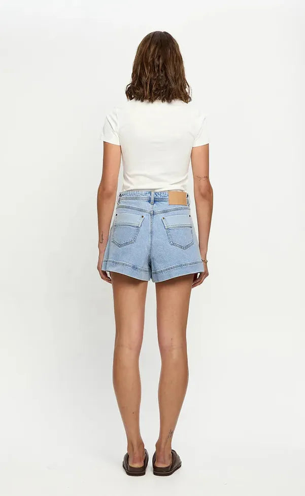 Florence Denim Short - Two Tone Wash