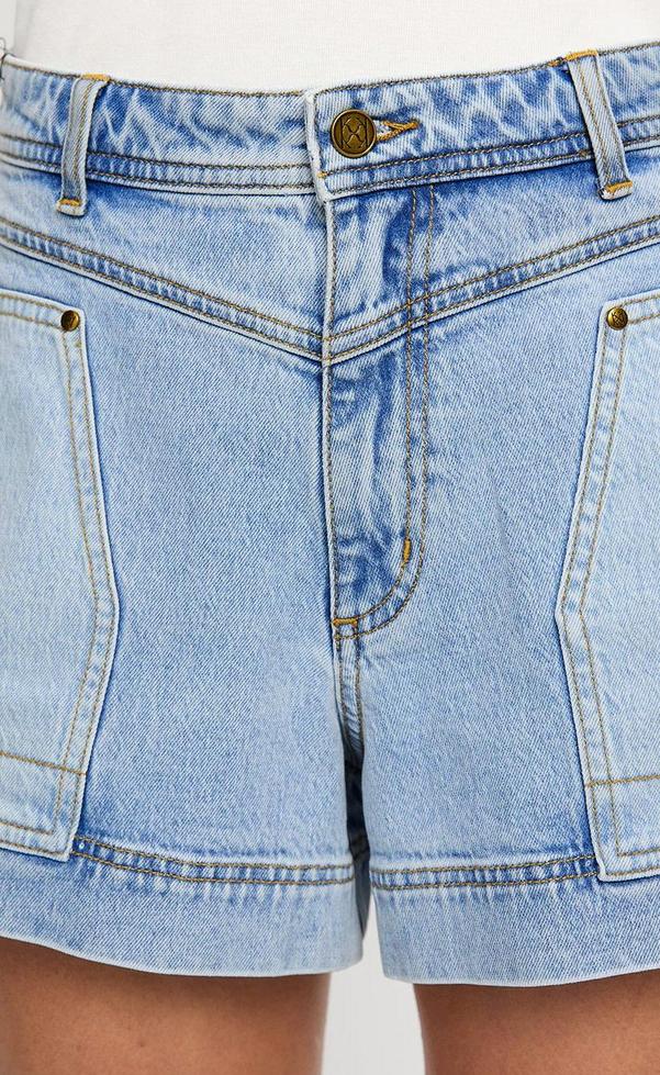 Florence Denim Short - Two Tone Wash