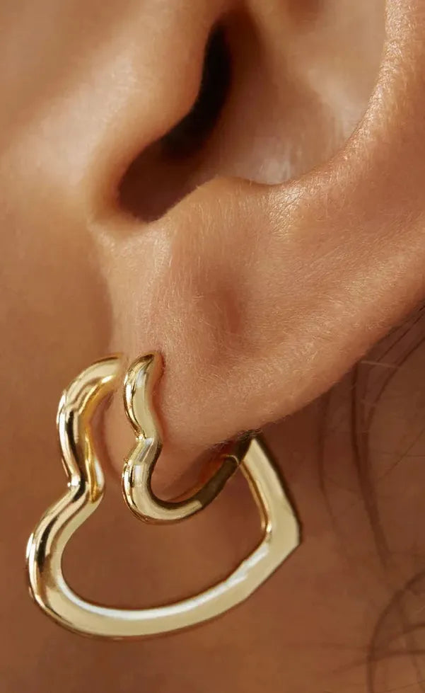 Sweetheart Earrings - Large