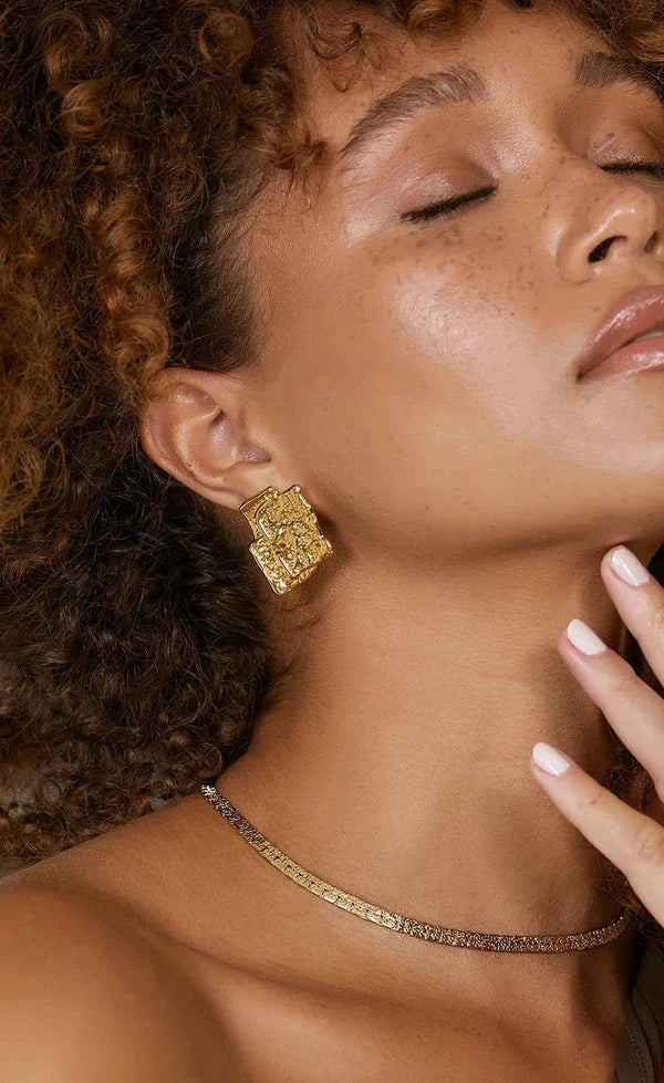 Alba Gold Earrings