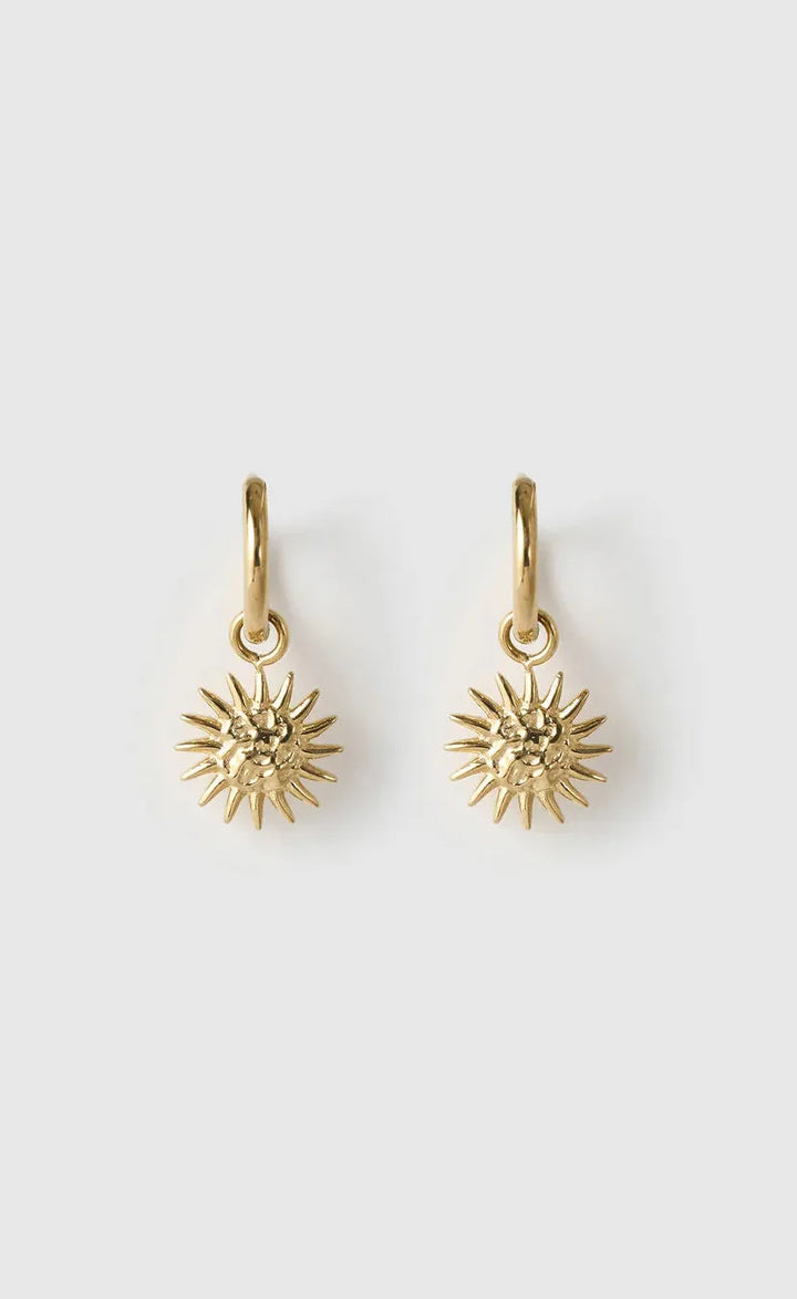 Magnolia Gold Charm Earrings