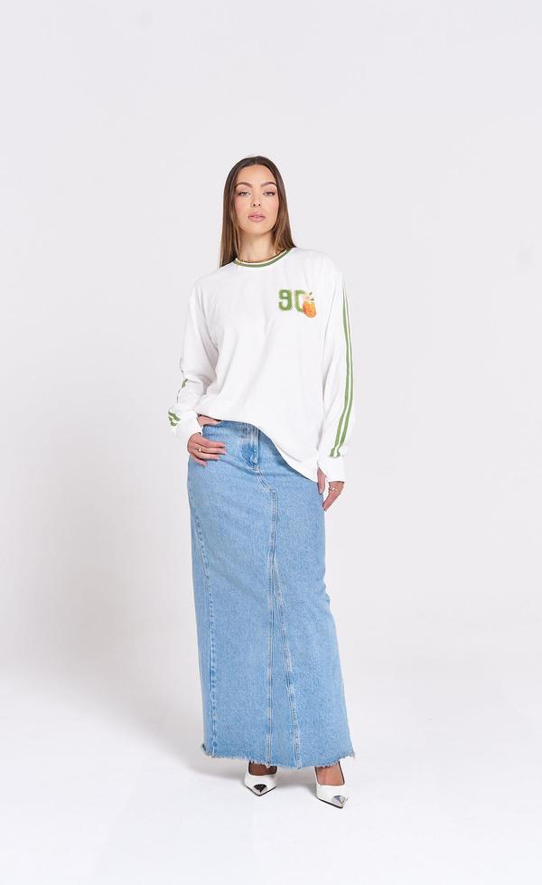 Orange Country Long Sleeve Top