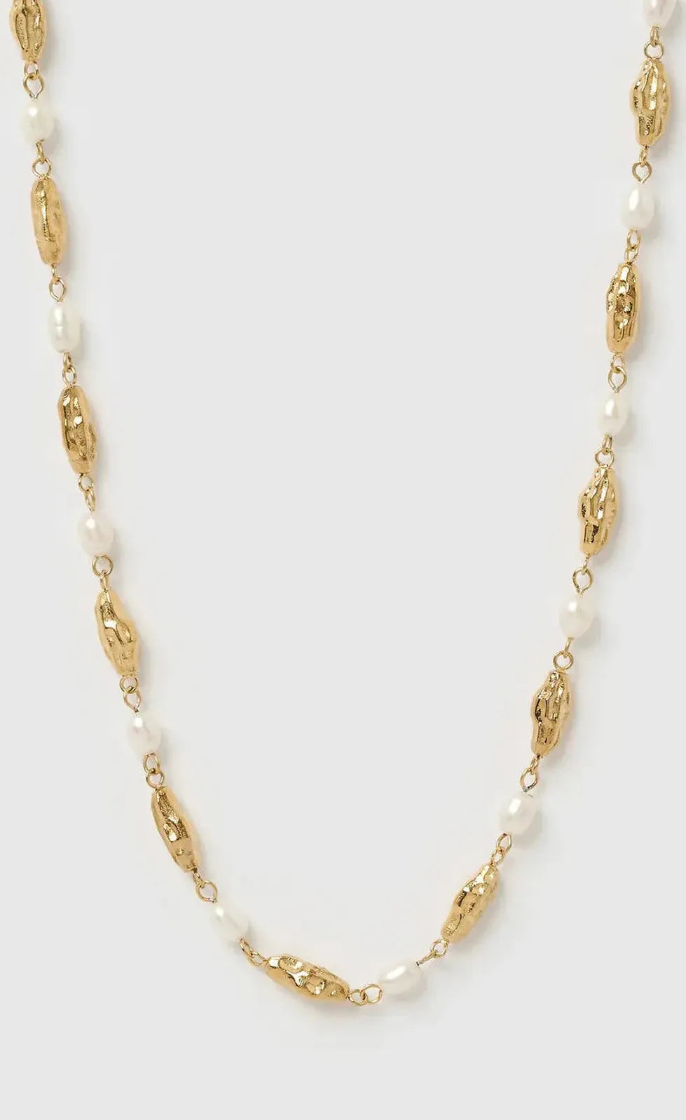 Mimi Pearl and Gold Necklace