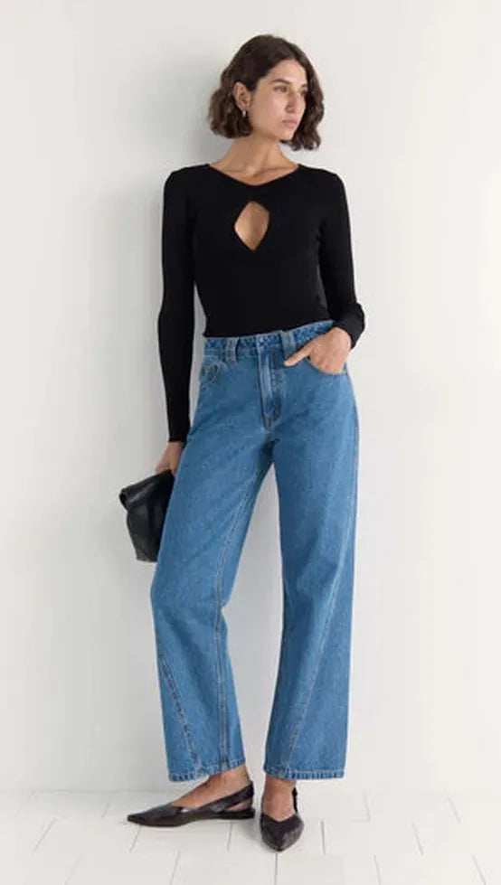Mira Twist Knit Top