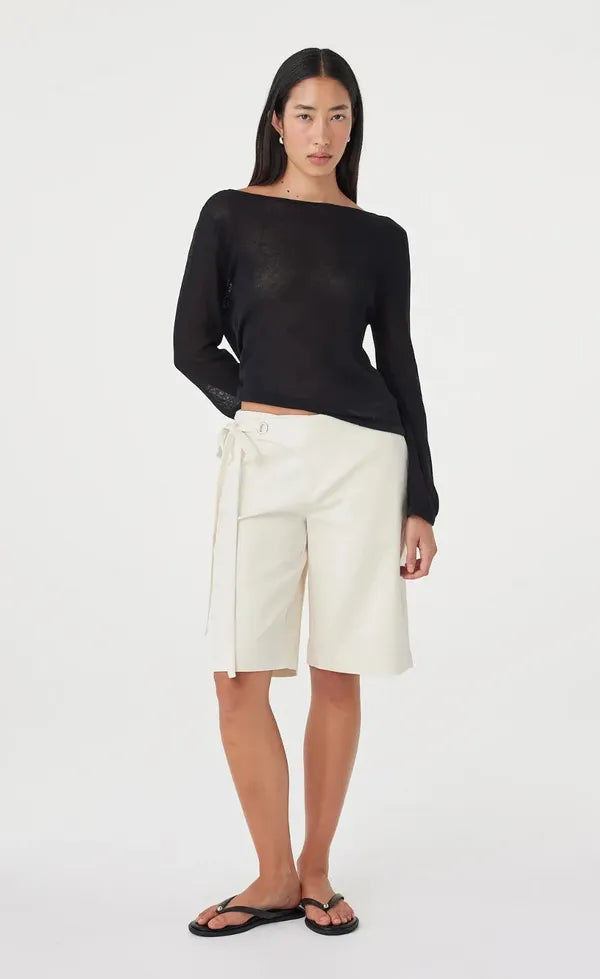 Lucia Tie Bermuda Short