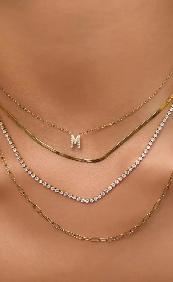 Charlize Tennis Necklace