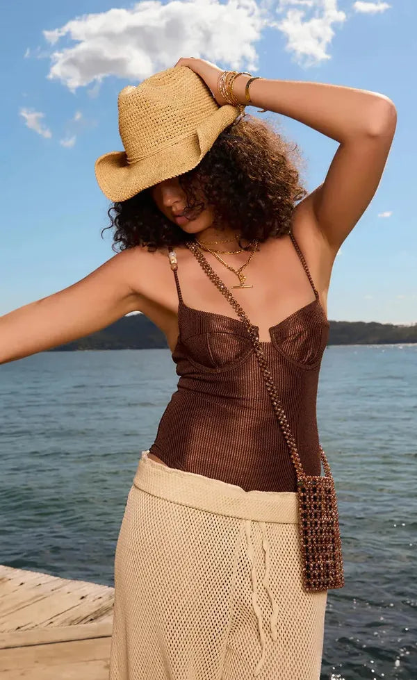 Coachella Phone Bag - Natural