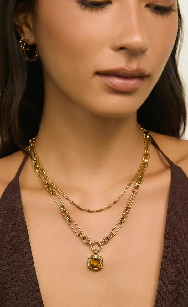 Mason Necklace - Tigers Eye