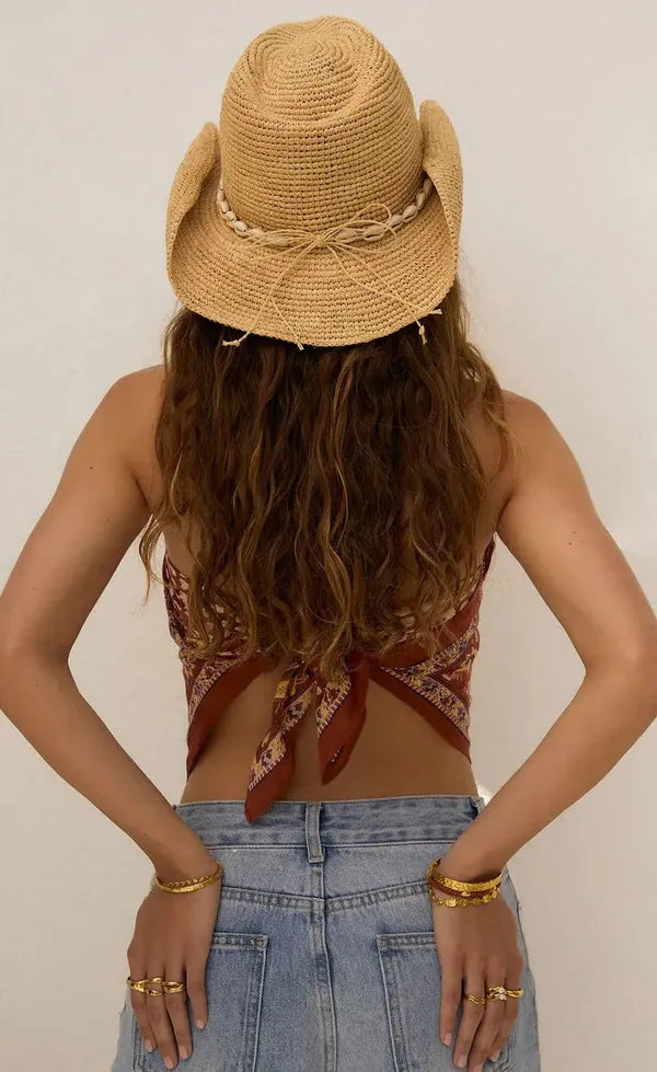Jackson Sunhat - Cowrie Shell