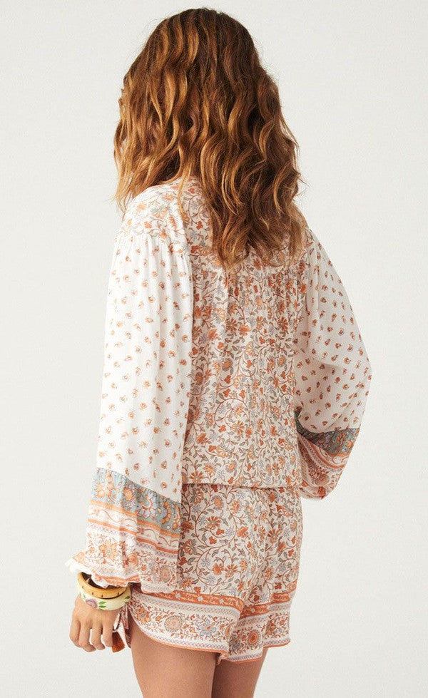 Sunshine Bandit Blouse - Desert Sage