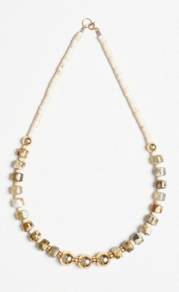 Cream Necklace