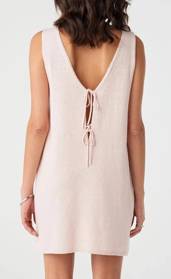 Poppy Mini Dress - Soft Pink