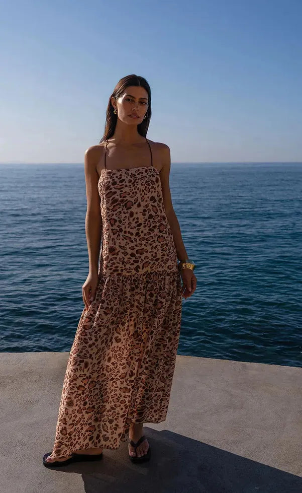 Paris Strappy Maxi Dress