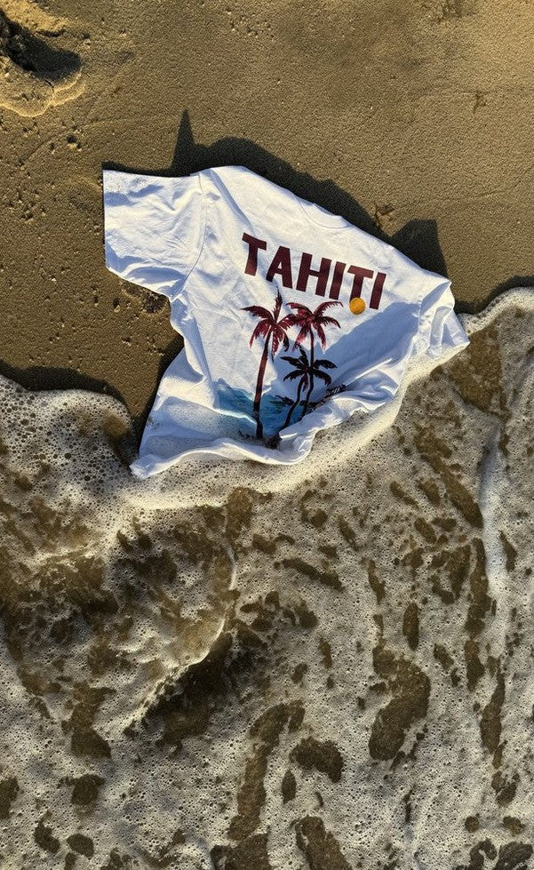 Tahiti - White Regular Tee