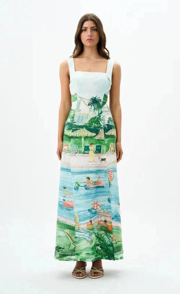 Isolde Dress - Poolside