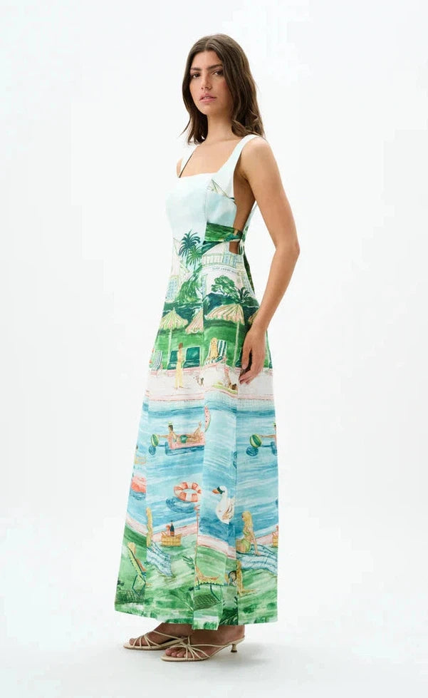 Isolde Dress - Poolside