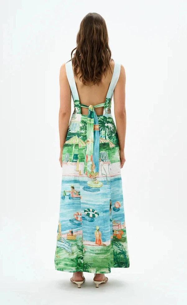 Isolde Dress - Poolside