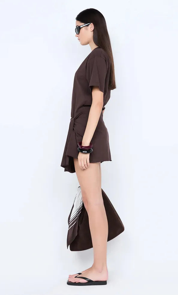 Simi Mini Dress - Dark Chocolate