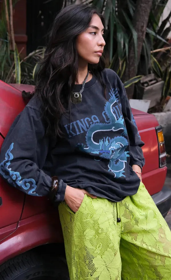Rex Dragon Roses LS Tee