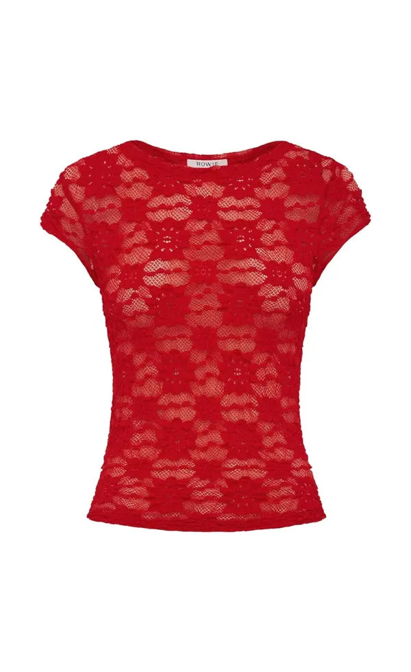Galo Sunflower Lace Tee