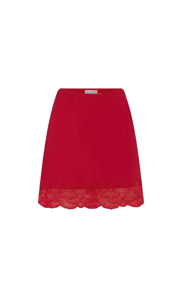 Marina Silk Mini Skirt