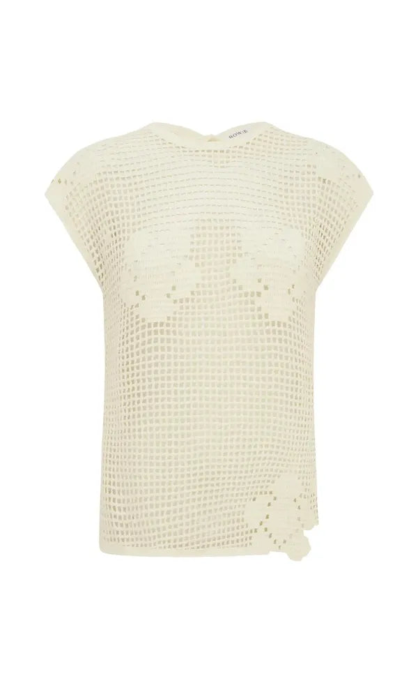 Pollyanna Floral Crochet Top