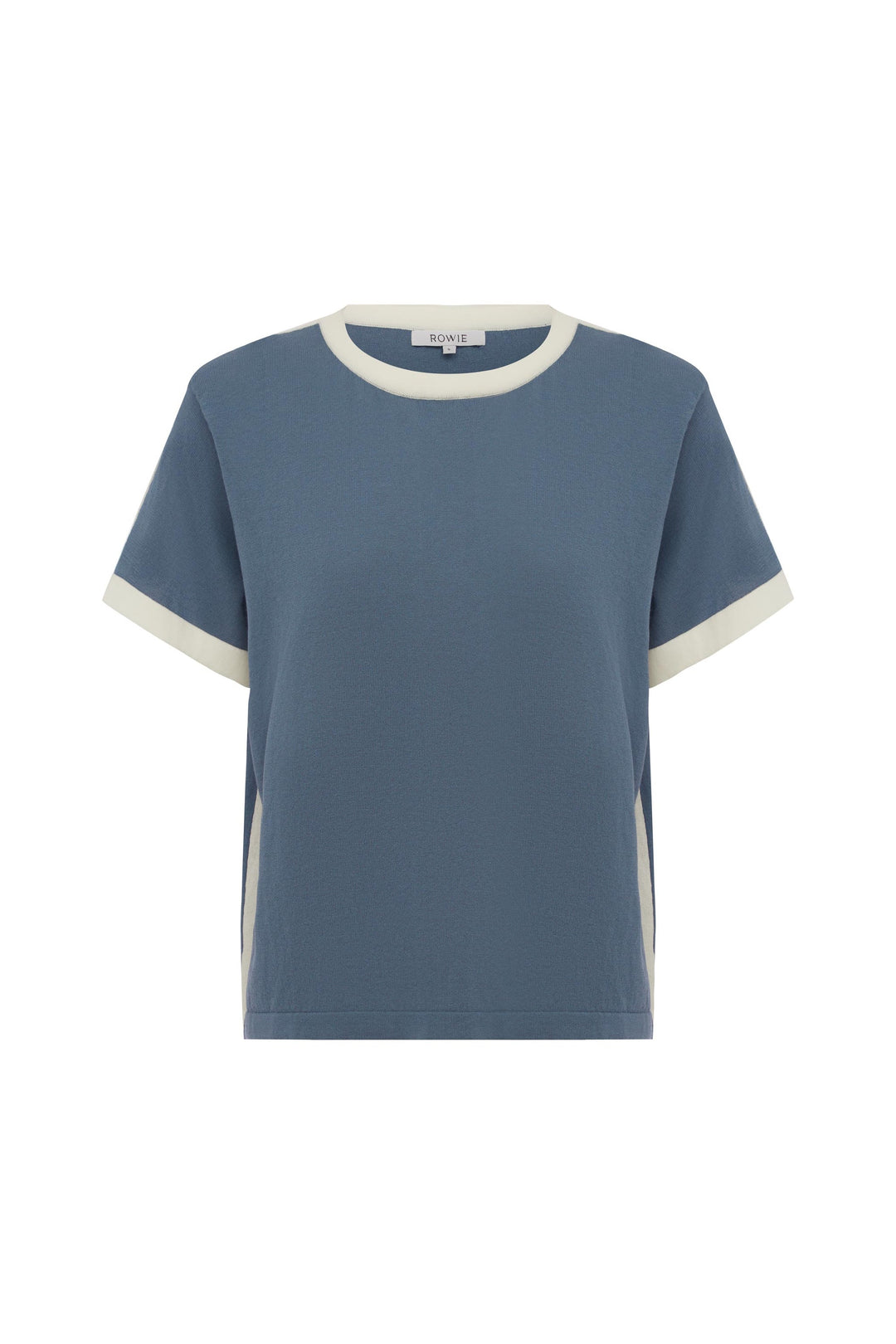 Rania Contrast Knit Tee
