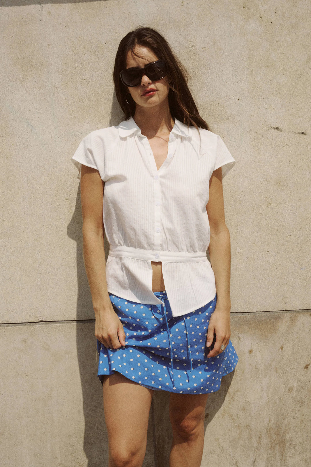 Allie Peplum Blouse