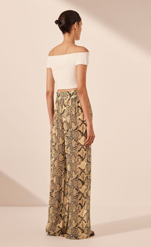 Hadiya Relaxed Pant - ALMOND