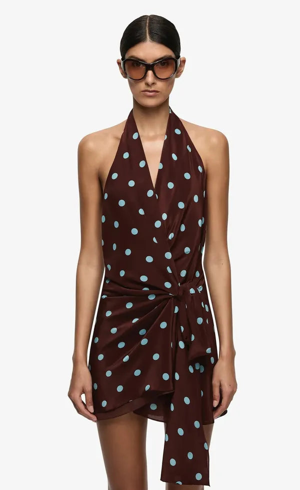 Mathilde Halter Mini Dress