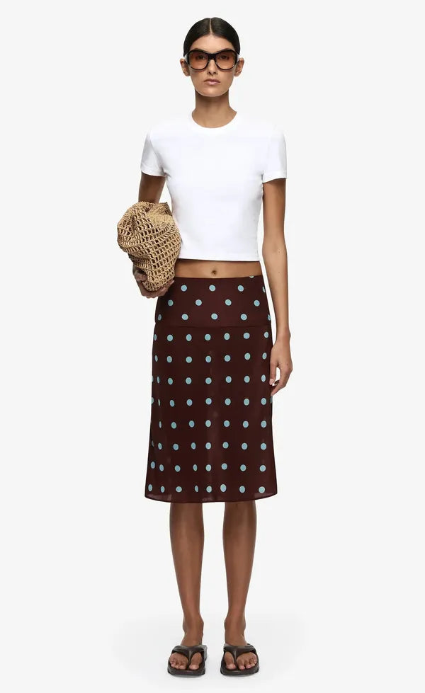 Mathilde Midi Skirt - Polka Dot
