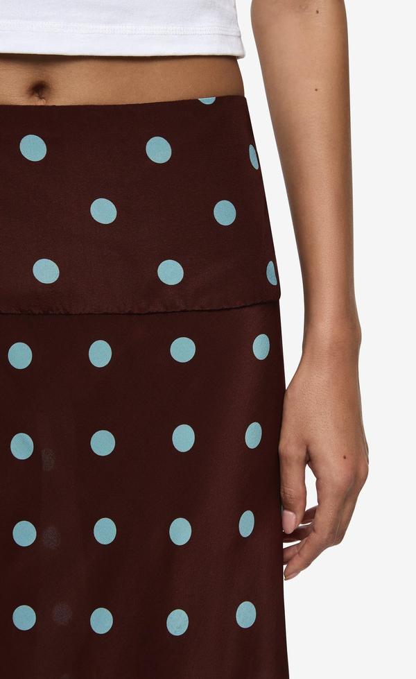 Mathilde Midi Skirt - Polka Dot