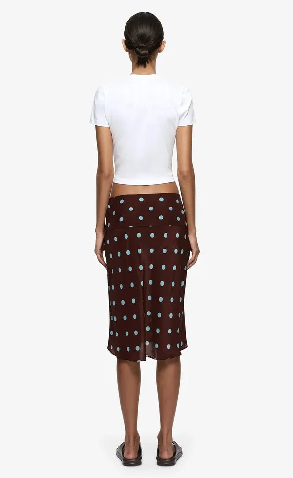 Mathilde Midi Skirt - Polka Dot