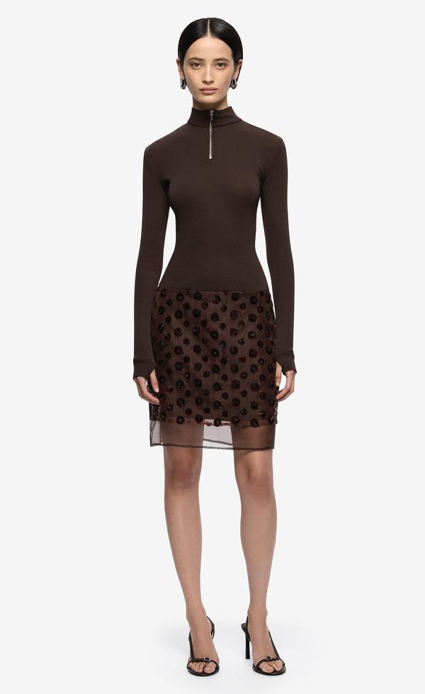 Rhi Midi Skirt - Plum