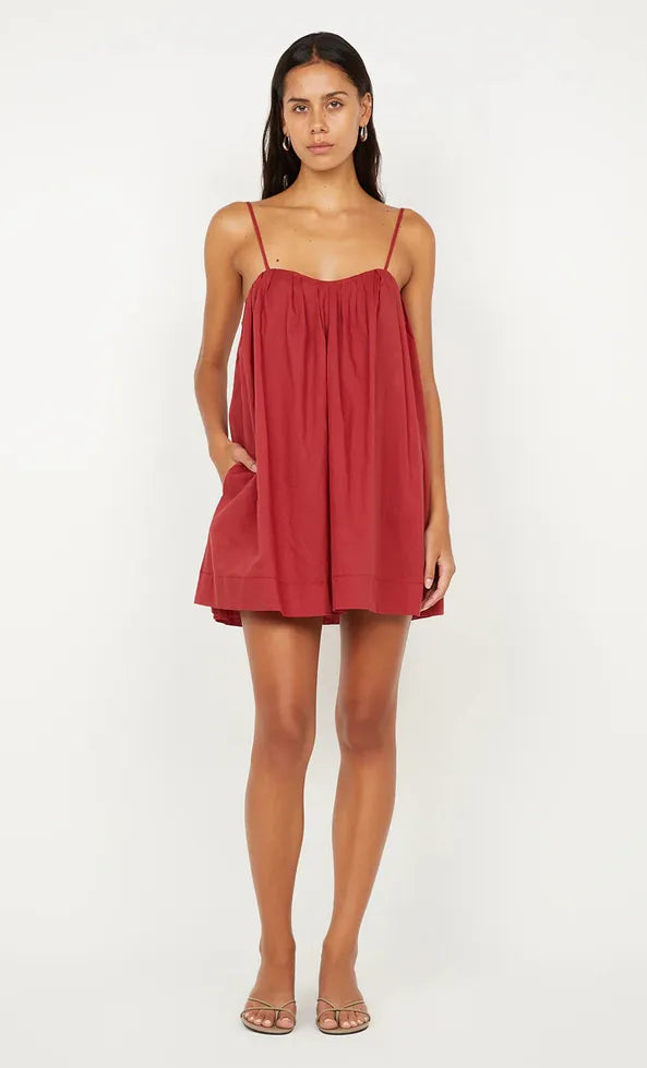 Vivian Mini Dress - Cherry