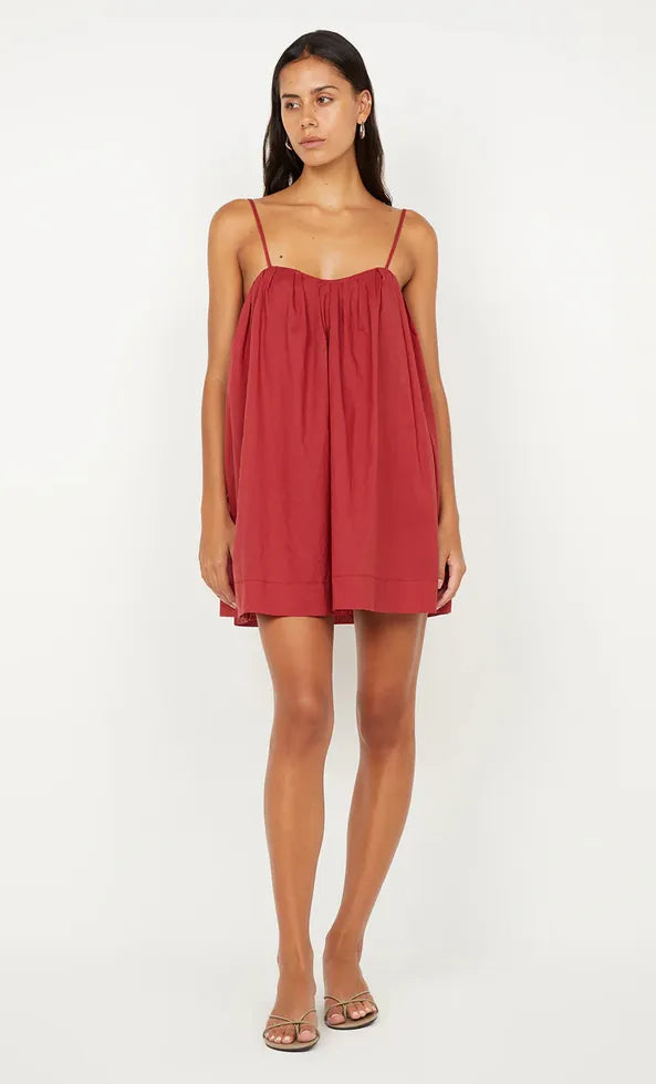 Vivian Mini Dress - Cherry