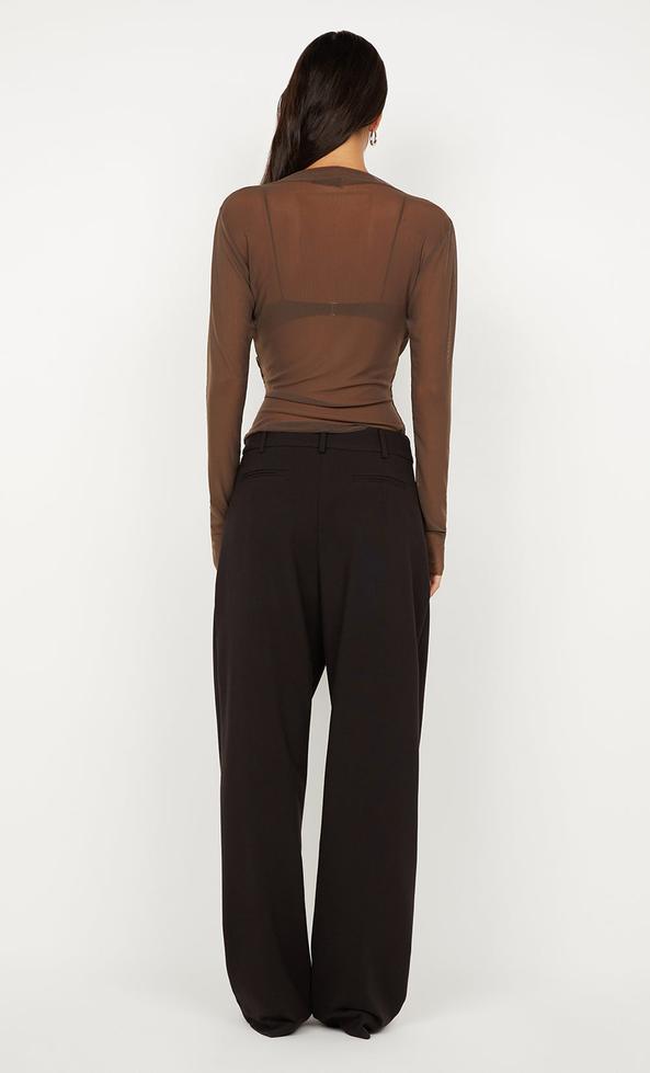 Salina L/S Top - Chocolate