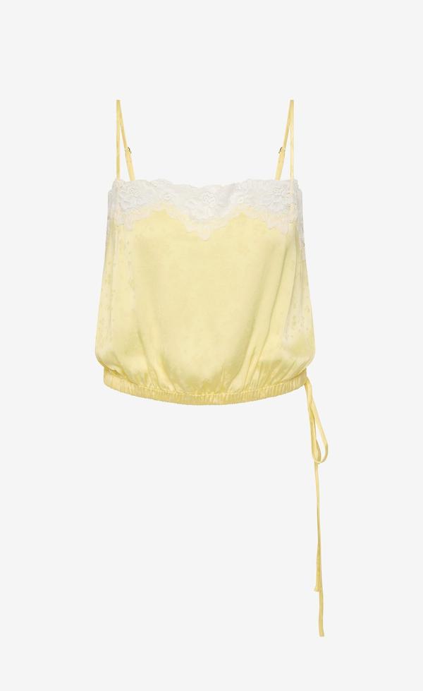 Zana Top - Lemon Cream/Ivory