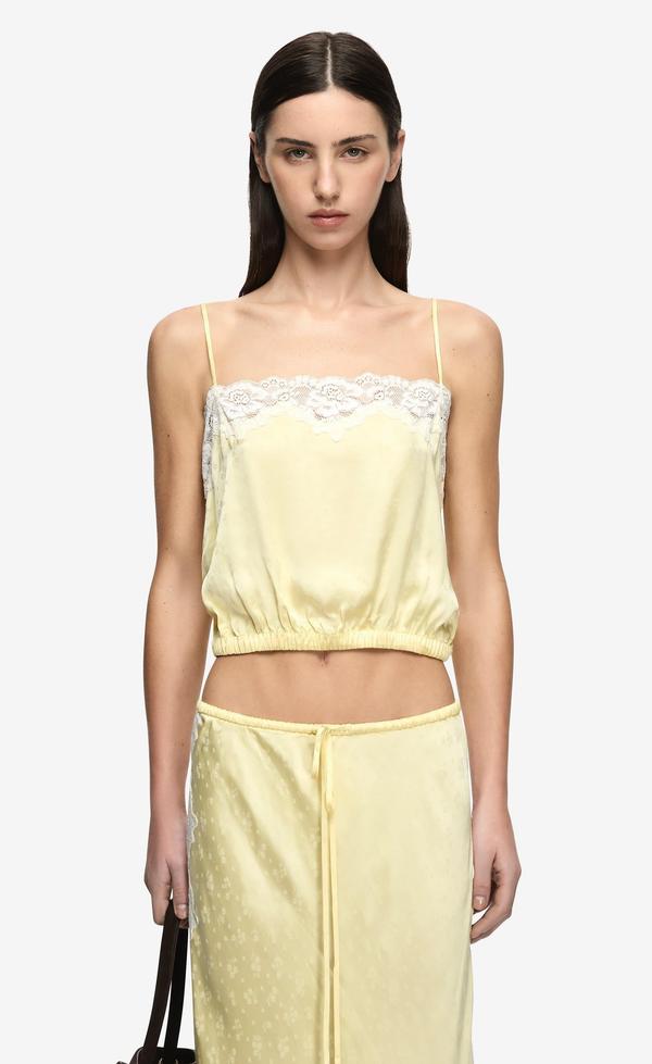 Zana Top - Lemon Cream/Ivory