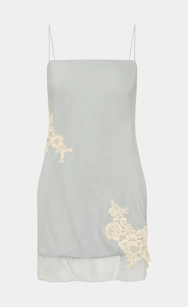 Noria Mini Dress - Powder Blue