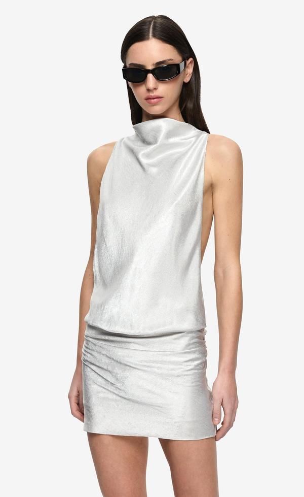 Juna Mini Dress - Silver