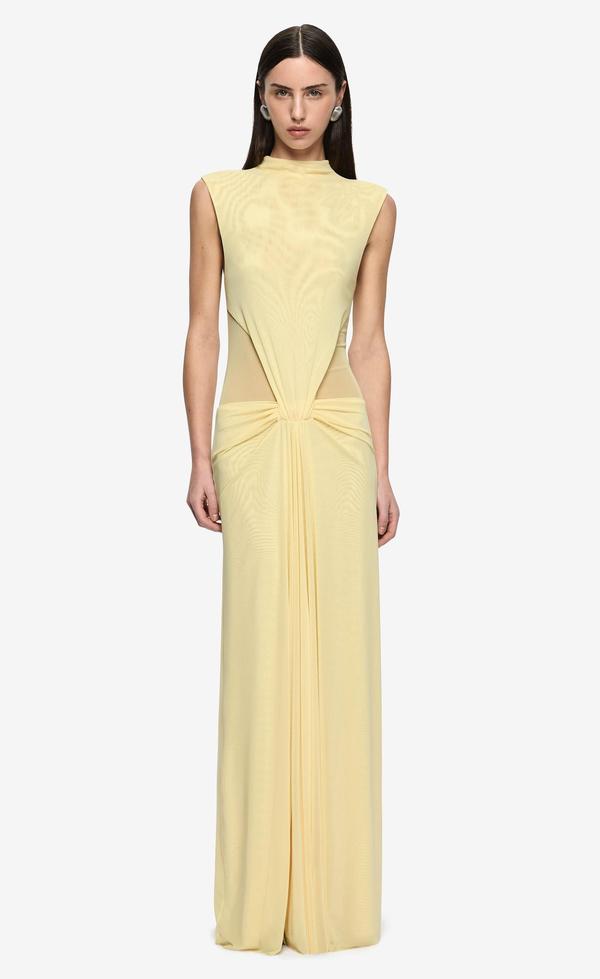 Odea Maxi Dress - Lemon Cream